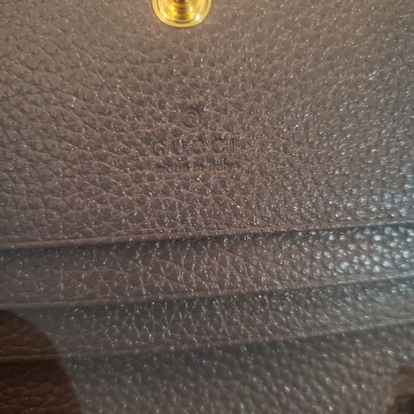 Gucci Zumi Gray Cardholder Wallet with Chain & Gucci Zumi Leather Belt size 90 - Picture 10 of 15